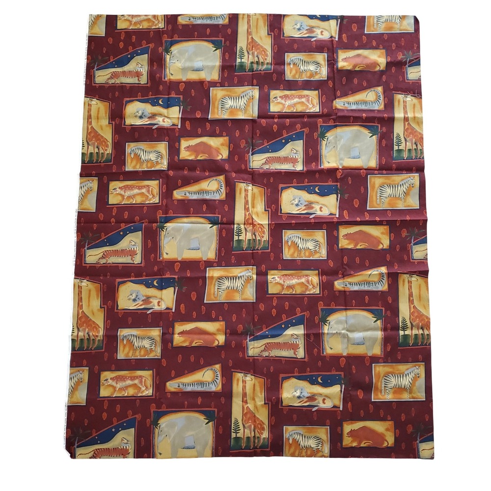 Vintage 1993 Alexander Henry Jungle Box Batik Philip de Leon Cotton Fabric 1.5yd